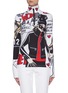 Main View - Click To Enlarge - GOLDBERGH - Pop Art' powerstretch half zipped performance ski pullover