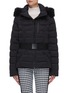 Main View - Click To Enlarge - GOLDBERGH - Soldis' belted fox trim hooded performance puffer jacket