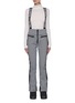 Main View - Click To Enlarge - GOLDBERGH - Lily' houndstooth print logo suspender performance ski pants