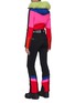 Back View - Click To Enlarge - GOLDBERGH - Pearl' neon fox fur padded performance ski suit
