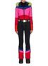 Main View - Click To Enlarge - GOLDBERGH - Pearl' neon fox fur padded performance ski suit