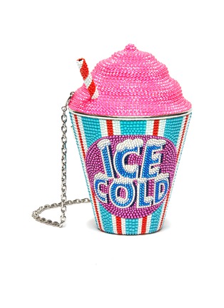 Main View - Click To Enlarge - JUDITH LEIBER - Frozen Drink Ice Cold' Crystal Embellished Crossbody Bag