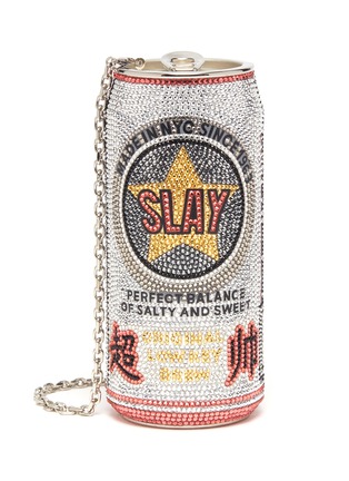 Main View - Click To Enlarge - JUDITH LEIBER - Beverage Can Slay' Crystal Embellished Crossbody Bag