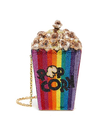 Main View - Click To Enlarge - JUDITH LEIBER - Popcorn Main Feature' Crystal Embellished Crossbody Bag