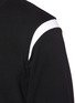  - NEIL BARRETT - Starbolt Print Contrast Sleeve Insert Cotton Blend Sweatshirt