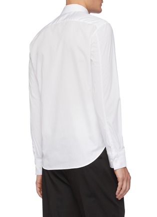 Back View - Click To Enlarge - NEIL BARRETT - 'Starbolt' print collar shirt