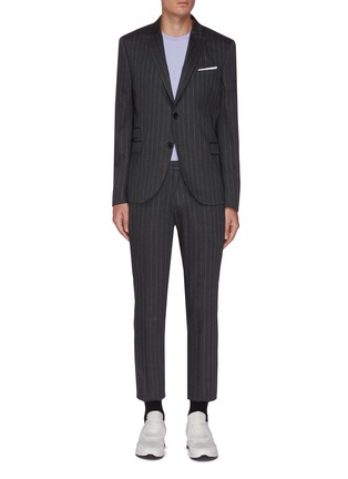 Main View - Click To Enlarge - NEIL BARRETT - Pinstripe slim suit