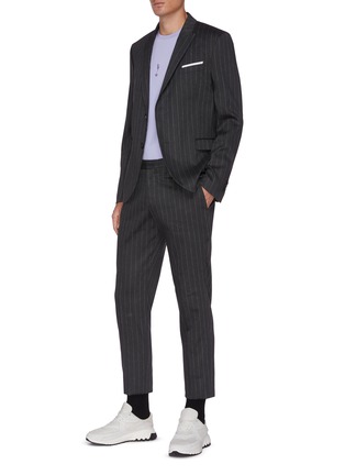 Figure View - Click To Enlarge - NEIL BARRETT - Pinstripe slim suit