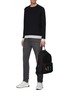 Figure View - Click To Enlarge - NEIL BARRETT - Heavy Wash Skinny Jeans