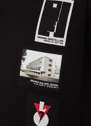  - NEIL BARRETT - Bauhaus graphic print patches T-shirt