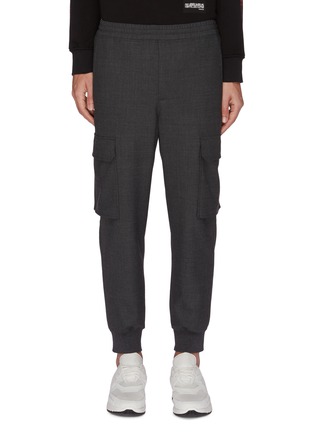 Main View - Click To Enlarge - NEIL BARRETT - Cargo pocket cuffed jogger pants