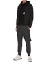 Figure View - Click To Enlarge - NEIL BARRETT - Cargo pocket cuffed jogger pants