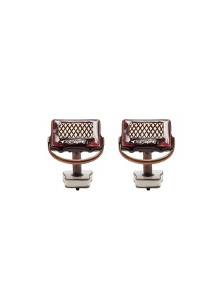 Main View - Click To Enlarge - BABETTE WASSERMAN - Retro radio and plug cufflinks