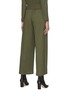 Back View - Click To Enlarge - THEORY - Elastic Waist Wide Leg Silk Blend Pants
