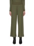 Main View - Click To Enlarge - THEORY - Elastic Waist Wide Leg Silk Blend Pants