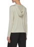 Back View - Click To Enlarge - THEORY - V-neck Hood Cashmere Blend Sweatshirt
