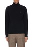 Main View - Click To Enlarge - ACNE STUDIOS - Face Patch Turtleneck Wool Sweater