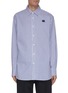 Main View - Click To Enlarge - ACNE STUDIOS - Face Patch Stripe Shirt