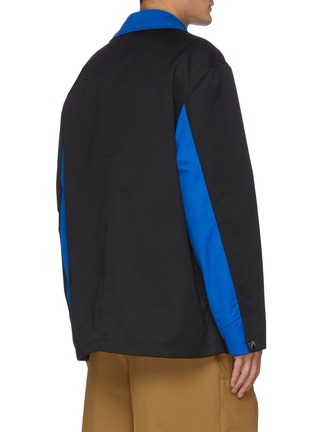 Back View - Click To Enlarge - ACNE STUDIOS - Colourblock Workwear Jacket
