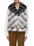 Main View - Click To Enlarge - LECOTHIA - Chinchilla collar mink vest
