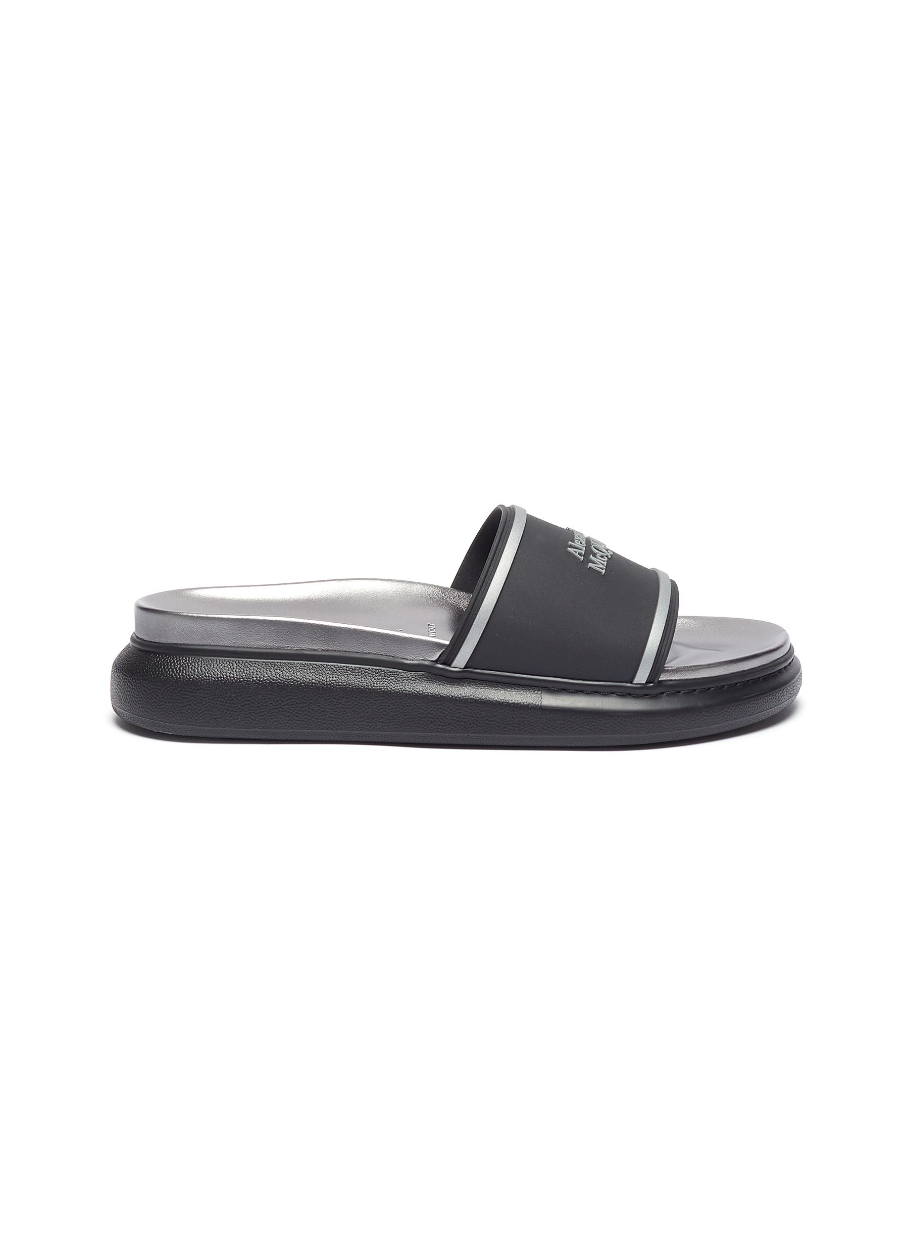 alexander mcqueen men's slide sandals