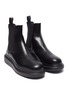 ALEXANDER MCQUEEN - Hybrid wedge leather Chelsea boots