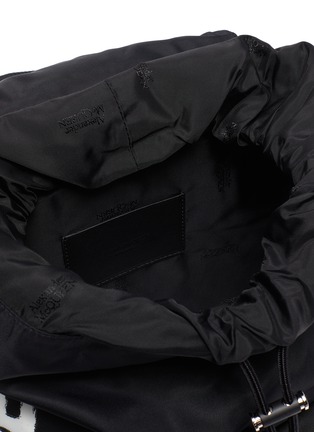 Detail View - Click To Enlarge - ALEXANDER MCQUEEN - Graffiti nylon backpack