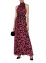 Figure View - Click To Enlarge - ALICE & OLIVIA - 'DITA' Floral Print Maxi Dress