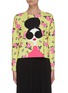 Main View - Click To Enlarge - ALICE & OLIVIA - Gleeson Stace Face' floral print sweater