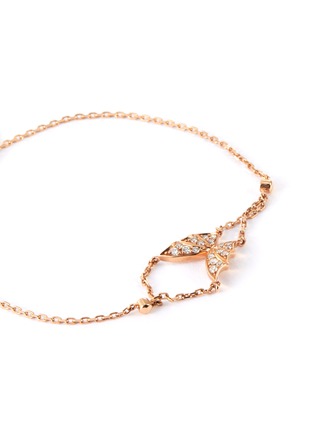 Detail View - Click To Enlarge - STEPHEN WEBSTER - 'Fly by Night' Diamond 18k rose gold bracelet
