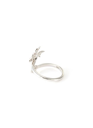 Figure View - Click To Enlarge - STEPHEN WEBSTER - 'Fly by Night' Diamond 18k white gold open band pavé ring
