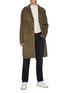 Figure View - Click To Enlarge - ACNE STUDIOS - Single-breast Double Face Wool Cocoon Coat