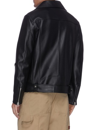 Back View - Click To Enlarge - ACNE STUDIOS - Leather Biker Jacket