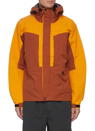 Main View - Click To Enlarge - ACNE STUDIOS - Colour block hooded jacket