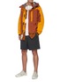 Figure View - Click To Enlarge - ACNE STUDIOS - Colour block hooded jacket
