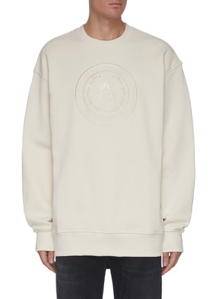 Main View - Click To Enlarge - ACNE STUDIOS - Embroidered Logo Sweatshirt