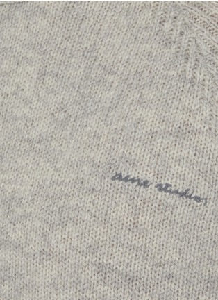  - ACNE STUDIOS - Embroidered Logo Wool Sweater
