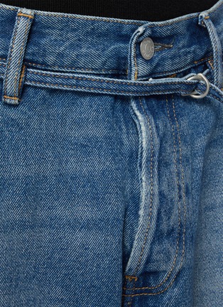  - ACNE STUDIOS - Belted High Rise Whiskered Denim Jeans