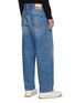 Back View - Click To Enlarge - ACNE STUDIOS - Belted High Rise Whiskered Denim Jeans