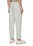 Back View - Click To Enlarge - ACNE STUDIOS - Roll Cuff Front Pleat Crop Cotton Blend Pants