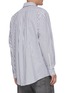 Back View - Click To Enlarge - ACNE STUDIOS - Striped logo print shirt