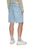 Back View - Click To Enlarge - ACNE STUDIOS - Belted denim shorts