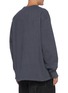 Back View - Click To Enlarge - ACNE STUDIOS - Logo Print Drop Shoulder Cotton Sweatshirt