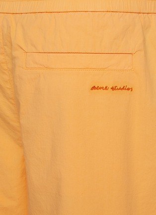  - ACNE STUDIOS - Garment dyed elasticated drawcord waist shorts