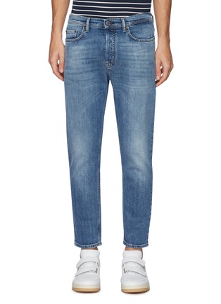 Main View - Click To Enlarge - ACNE STUDIOS - Mid Rise Crop Whiskered Denim Jeans