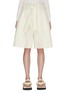 Main View - Click To Enlarge - JIL SANDER - Belted wide leg gathered shorts
