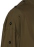 Detail View - Click To Enlarge - JIL SANDER - Belted stand collar button sleeve blouse