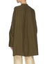 Back View - Click To Enlarge - JIL SANDER - Belted stand collar button sleeve blouse