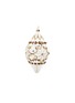 Main View - Click To Enlarge - SHISHI - Glitter Embellish Matte and Clear Glass Cone Ornament – Gold