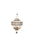 Main View - Click To Enlarge - SHISHI - Glitter Embellish Matte and Clear Glass Chandelier Ornament – Gold